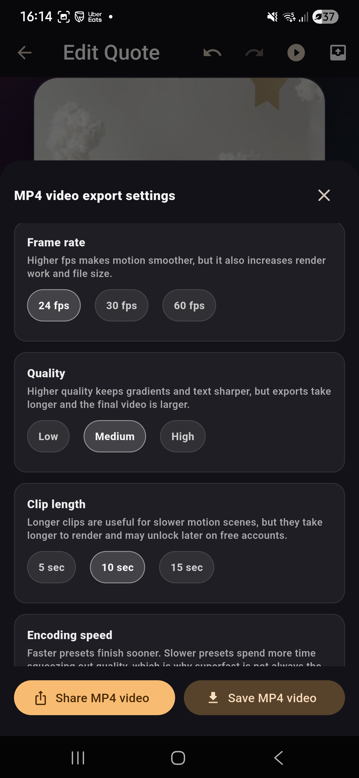 Wheel of Inspiration export options